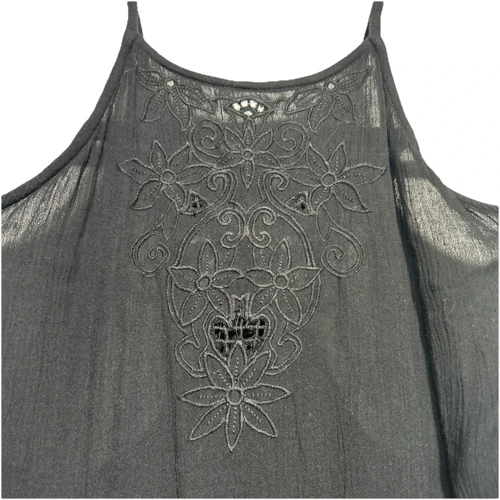 Free People Intimately Free Boho‎ Embroidered Tank Slip Dress Size Large